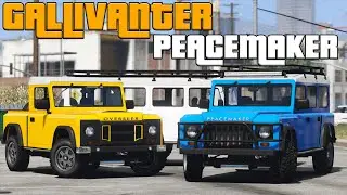 Gallivanter Peacemaker (Land Rover Defender) | GTA V Lore-Friendly Car Mod | PC