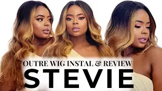 $40 EVERYDAY WIG - Outre Stevie Wig Install & Review Natural Hairline&mdash;No Glue!