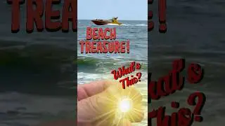 🐍 Silver Snake Ring Found! Beach Metal Detecting Treasure 💍 #metaldetector #treasuretrove #shorts