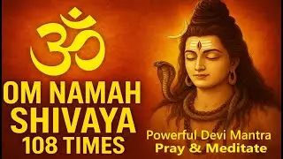 Om Namah Shivay 108 Times 🔱 Powerful Shiv Mantra Chant for Peace, Positivity, Meditation & Calmness