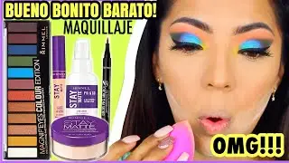 OMG PROBANDO MAQUILLAJE BARATO PARA PIEL GRASA, FUNCIONA? ♥BeautybyNena