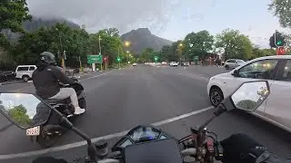 cape town, golden hour | motorbike POV