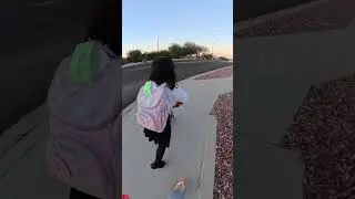 #scooter A White Jacket and a Confident Ride to School.