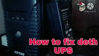 How to Repair dead UPS or no power UPS