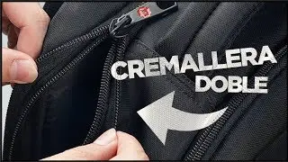 Mochila ANTIRROBO de DOBLE cremallera y CANDADO integrado TSA (parte 2)