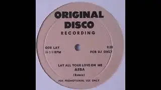 Abba Lay All Your Love On Me Version maxi 80s