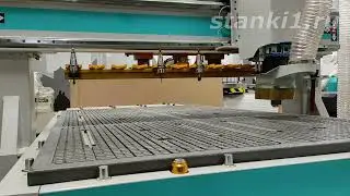Демонстрация работы подпортальной смены инструмента на фрезерном станке с ЧПУ WMG-1325ZW