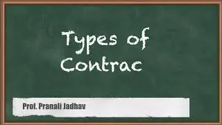 Types of Contract - Nature of Contract - Business Law