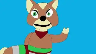 Fox McCloud (Star Fox 64) (1997) (Fox-Centaur) Art by J.A. Ealy (An Autistic Person)