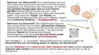 Elektrolyse 1: Wasserelektrolyse, Zersetzungsspannung und Überspannung