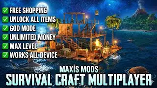 Survival Craft Multiplayer Mod Men&uuml; Unlimited Shopping & God Mod Andorid Apk