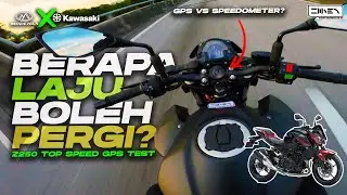 Z250 BERAPA LAJU BANG? METER DAH MACAM Z900 DAH NI | Modenas Z250 ABS 2022 [4K]