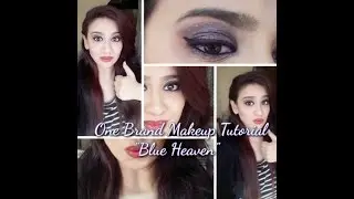 one brand makeup tutorial - Blue Heaven