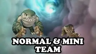 Skylanders Imaginators - Elite Terrafin & Terrabite GAMEPLAY - NORMAL & MINI TEAM
