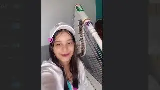 Chiquitita con mi amiga LUANA ENCINA y su Arpa  magical