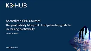 The K3 Hub - The profitability blueprint: A step-by-step guide to increasing profitability