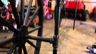 Halloween 2015 horse drawn hearse prop