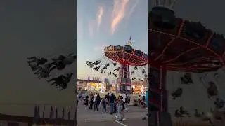 Fair flying chairs viral I would be scare to ride this