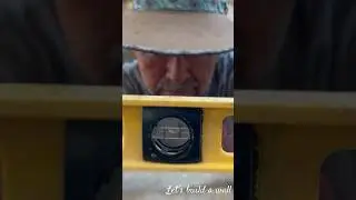 Let&rsquo;s build a wall #masonry #landscape #construction #level #oddlysatisfying #timelapse #bluecollar