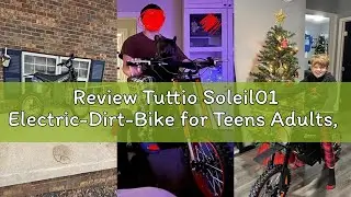 Review Tuttio Soleil01 Electric-Dirt-Bike for Teens Adults, 14
