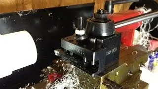 Tormach 0XA Quick Change Tool Post on Central Machinery 7