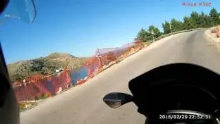 Chios . Random excursions with Aprilia Srv850  scooter
