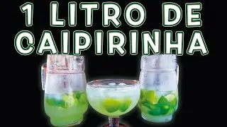 COMO FAZER 1 LITRO DE CAIPIRINHA