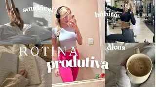 Rotina da manh&atilde; PRODUTIVA &agrave;s 6h 🌼  mudando h&aacute;bitos