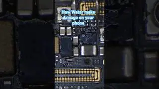 Water looks clean but can create corrosion damage on your phone. This is how we fix it