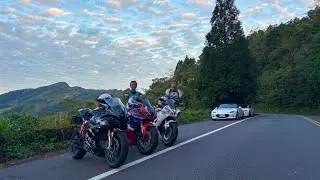 20251115 Ghost Riders&rsquo; fast moving to mountain road, R6 chasing CBR600RR, Energica ego+RS