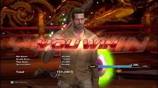 Negan Vs Bryan| Crazy battle (Tekken 7)