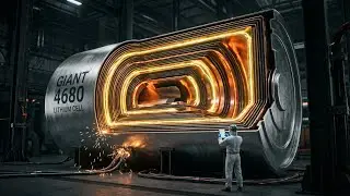 Inside a Lithium-Ion Gigafactory: HOW 4680 BATTERIES ARE MADE