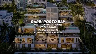 RARE! Porto Bay | Apartment with Private Pool & Lawn  | 1130 100th St Unit 5A, Bay Harbor Islands FL