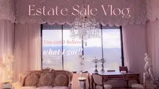 Old Hollywood Estate Sale BEST HOME FINDS OF MY LIFE + a surprise you won't see coming 👀 VLOG & HAUL