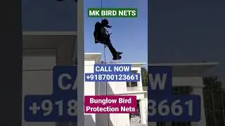 Bunglow Anti Pigeon Control Net Installation Service in Gurugram, Delhi, Noida,Faridabad, Ghaziabad