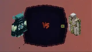Warden vs Iron Golem ( minecraft mob battle )