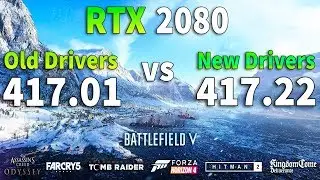 NVIDIA Drivers 417.22 vs 417.01 on RTX 2080