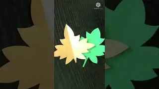 #shorts making of vintage maple leaves