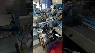 Fixed type hinge automatic assembly machine  #hingeproductionline#hingeproduction