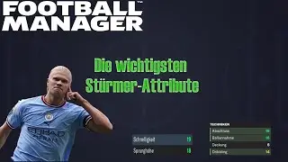 DIE WICHTIGSTEN ATTRIBUTE F&Uuml;R ST&Uuml;RMER | Football Manager 2023 [Deutsch]