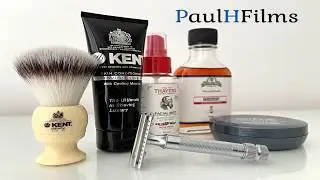 Merkur 34c | Kent Shaving Cream and Infinity Silvertex Synthetic Brush
