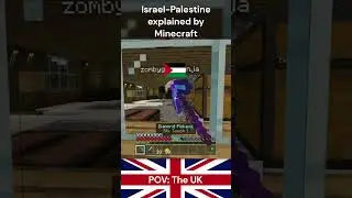 israel-palestine explained by #minecraft #minecrafshorts