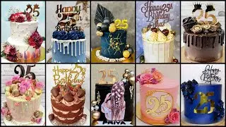 💃25th Birthday Cake Decorating Ideas 2024/25th Birthday Cake/Birthday Cake Design/Cake Design#cake