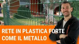 Una rete da recinzione in plastica veramente robusta. Esiste!