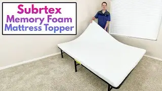 Subrtex Gel-Infused Memory Foam Mattress Topper - Quick Review!