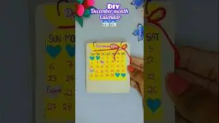 DIY December month calendar📅📅 2026  #pragyaart #cardcreations #adventcalendar #satisfying #ytshorts