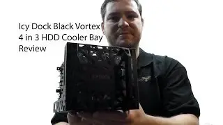 Icy Dock Black Vortex MB074SP-B 4 in 3 HDD Cooler Cage Overview + Installation