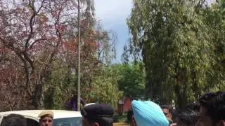 nsui fee hike issue fight with police