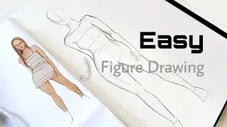Easy Figure drawing technique | drawing Female figures easily