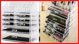 Great product -  DreamGenius Makeup Organizer 3 Pieces Acrylic Cosmetic Storage Drawers and Jewelry